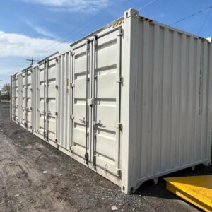 40ft High Cube Side Open Storage Shipping Container w/4 Side Doors