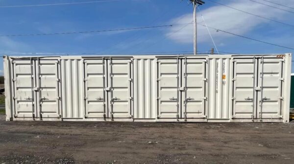 40ft High Cube Side Open Storage Shipping Container w/4 Side Doors - Image 6