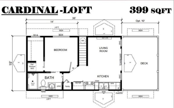 Cardinal mode Tiny house - Image 9